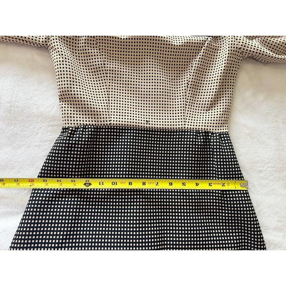 Richard Frontman Vintage 60s Brown Black High Neck Belted Sheath Dress Sz S/M? - Picture 15 of 15